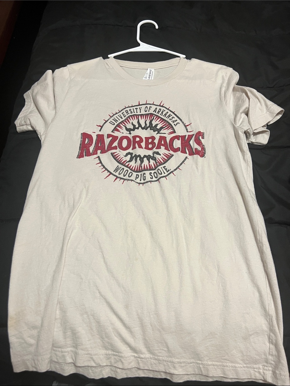 University of Arkansas Razorbacks Graphic Tee - White